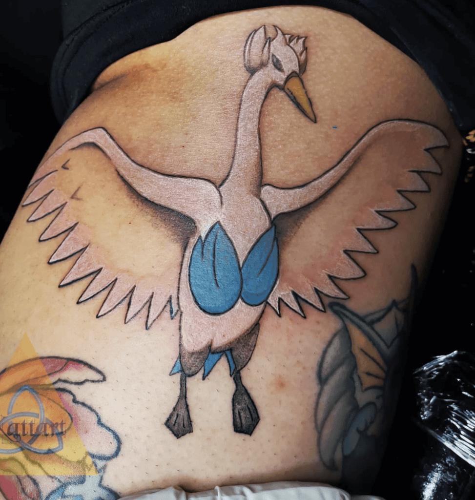 Swanna Unova Pokémon Tattoo