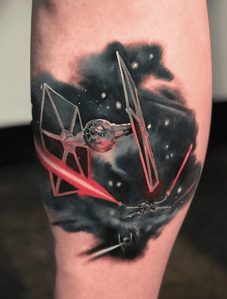 TIE Fighter Star Wars Tattoo