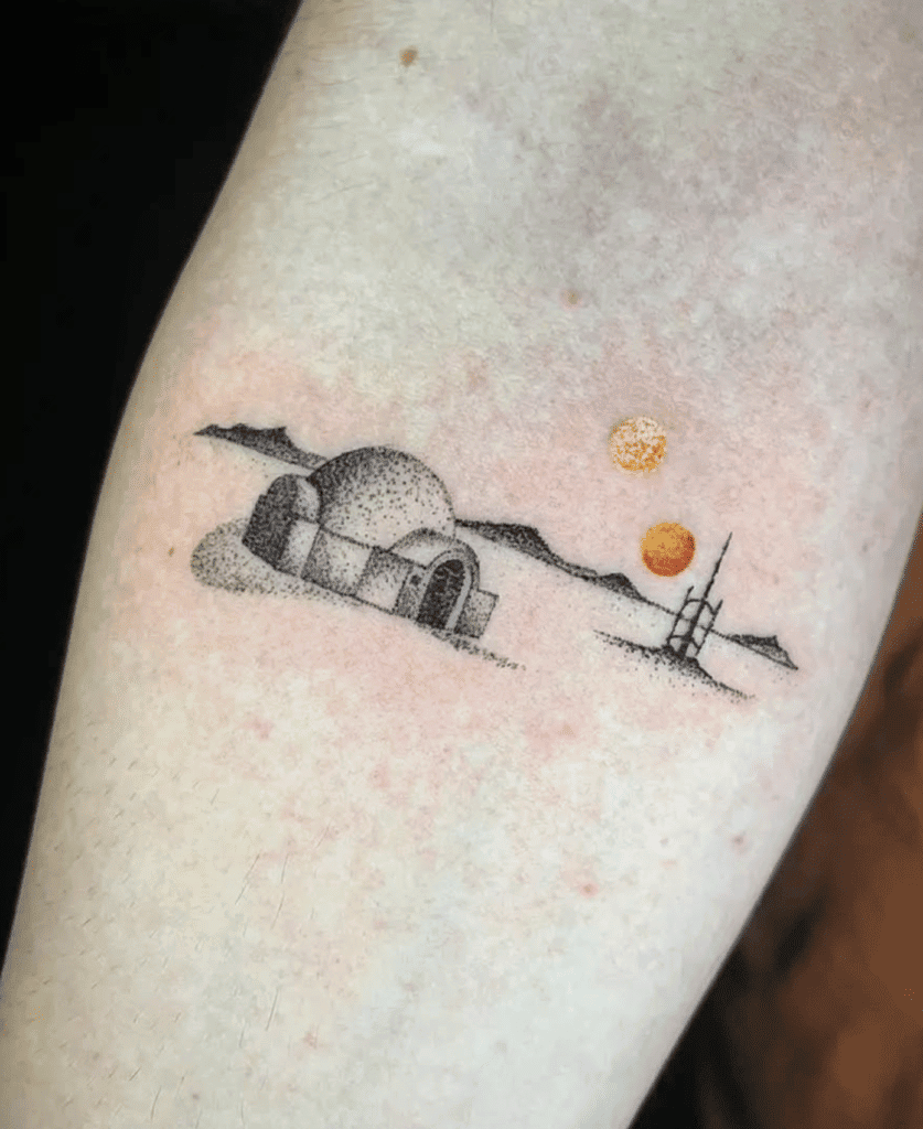 Tattooine Star Wars Tattoo