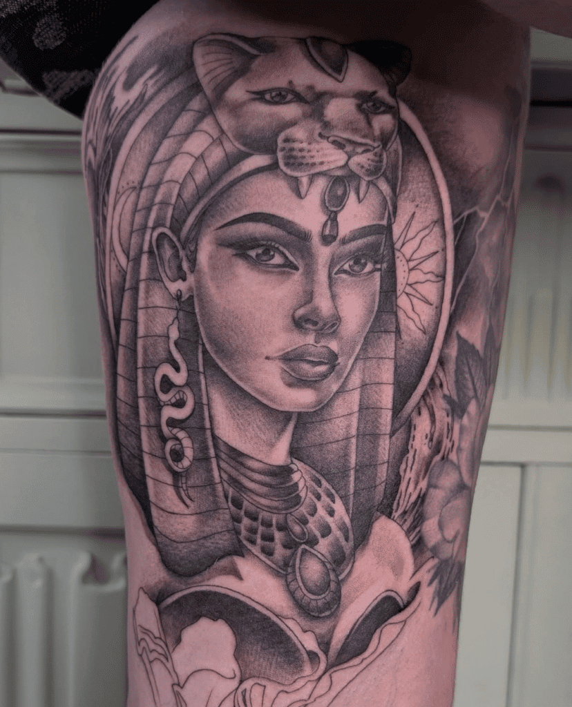 Tefnut Egyptian Mythology Tattoo