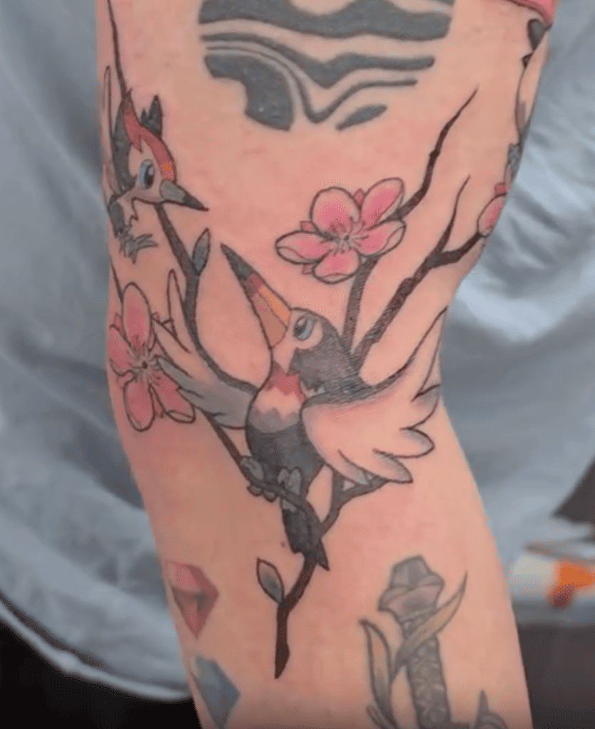 Trumbeak Alola Pokémon Tattoo