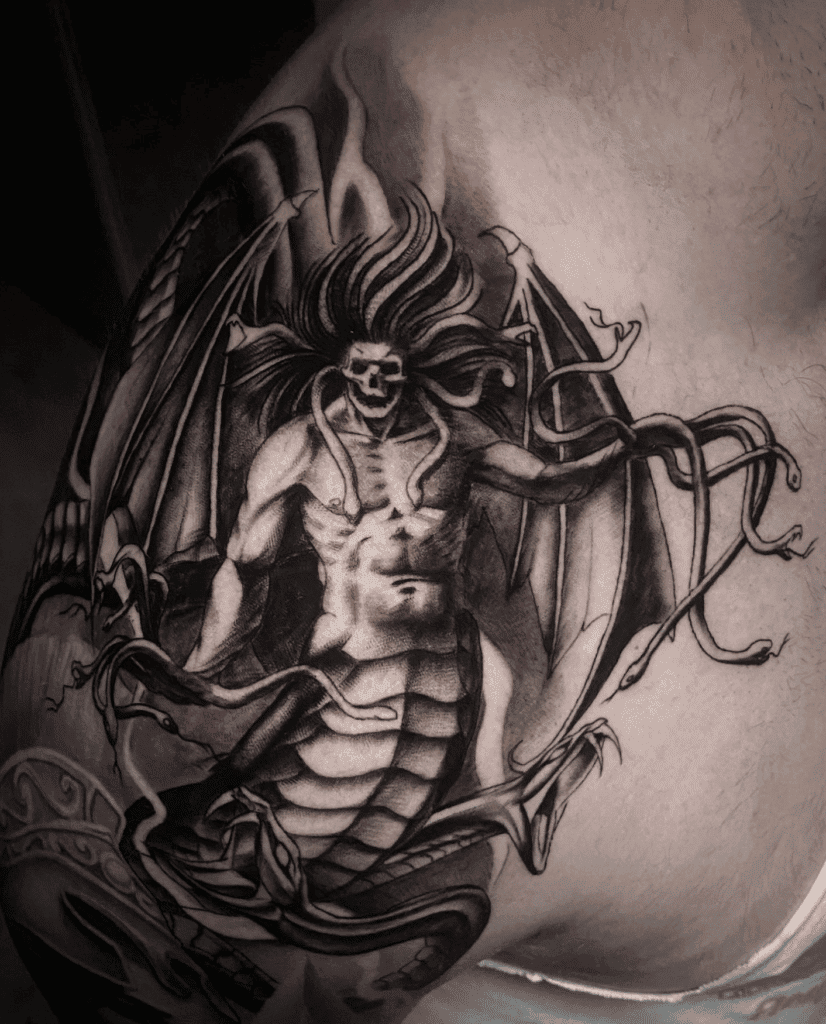 Typhon Greek Mythology Tattoo