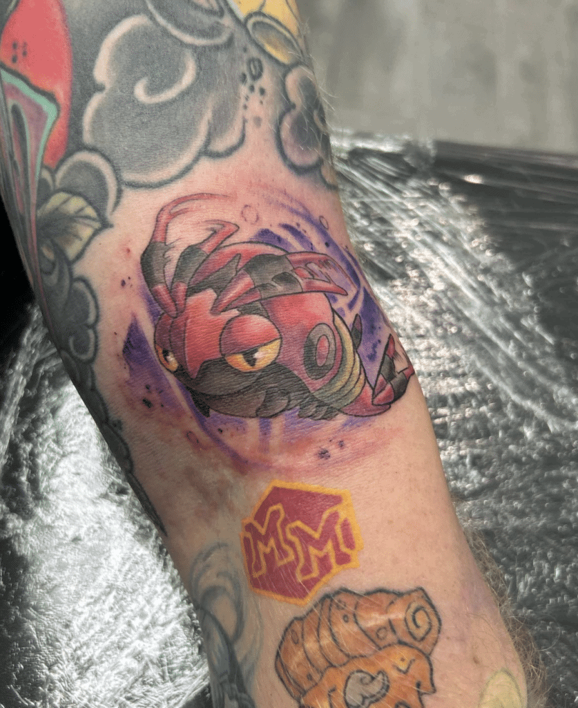 Venipede Unova Pokémon Tattoo
