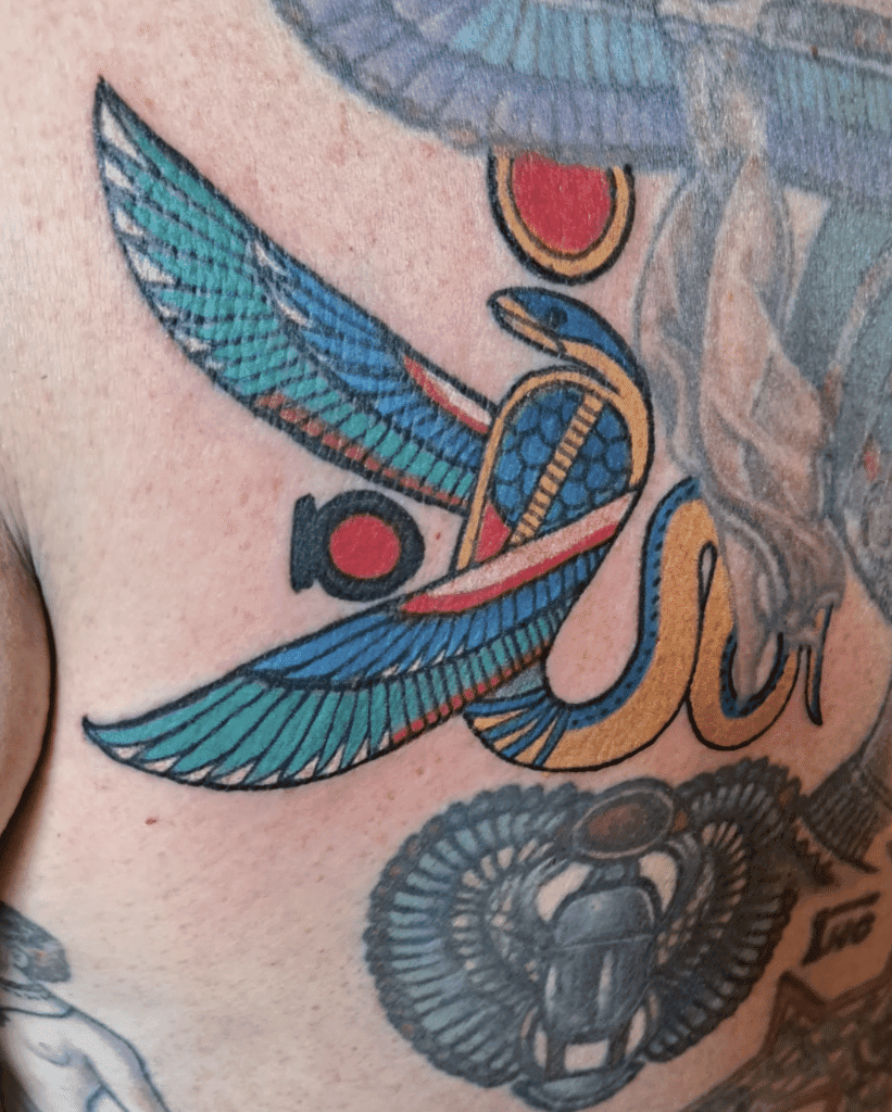Wadjet Glyph Egyptian Mythology Tattoo