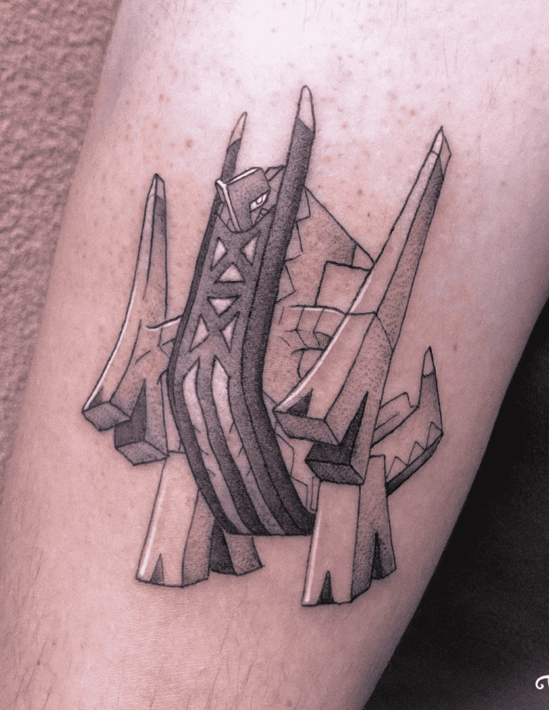 Archaludon Paldea Pokémon Tattoo