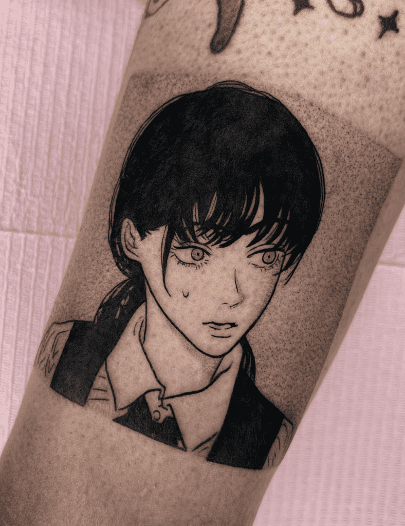 Asa Chainsaw Man Tattoo