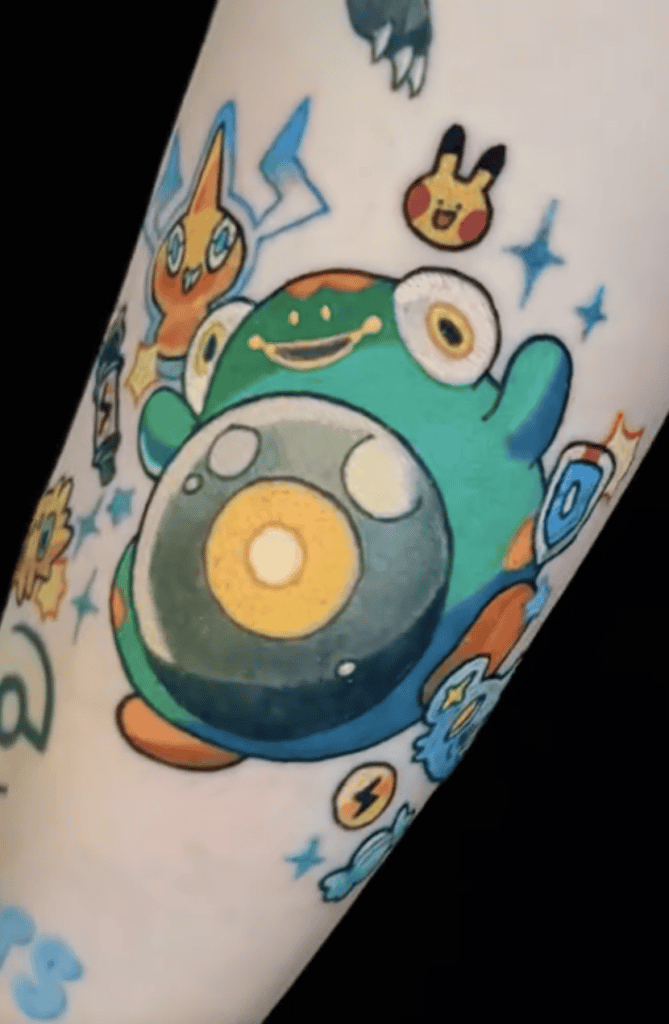 Bellibolt Paldea Pokémon Tattoo
