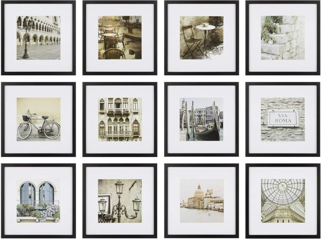 Black Photo Frame Set