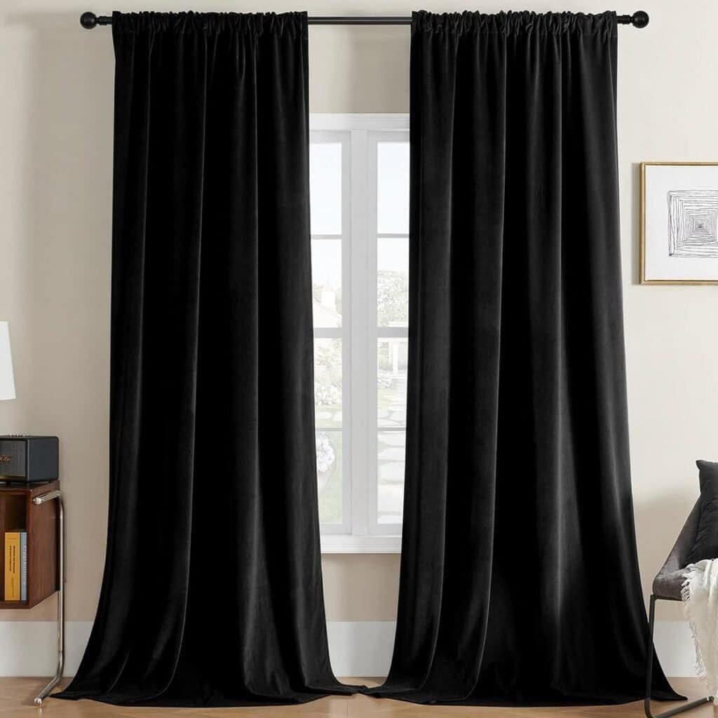 Black Velvet Curtains