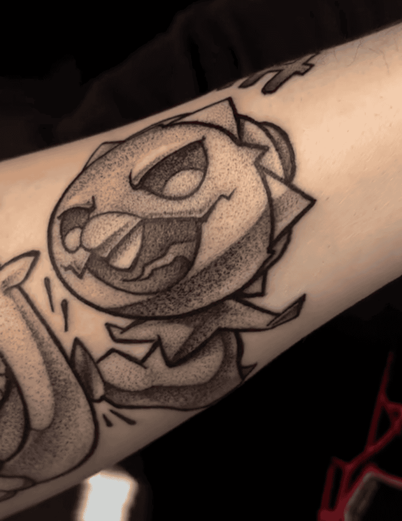 Capsakid Paldea Pokémon Tattoo