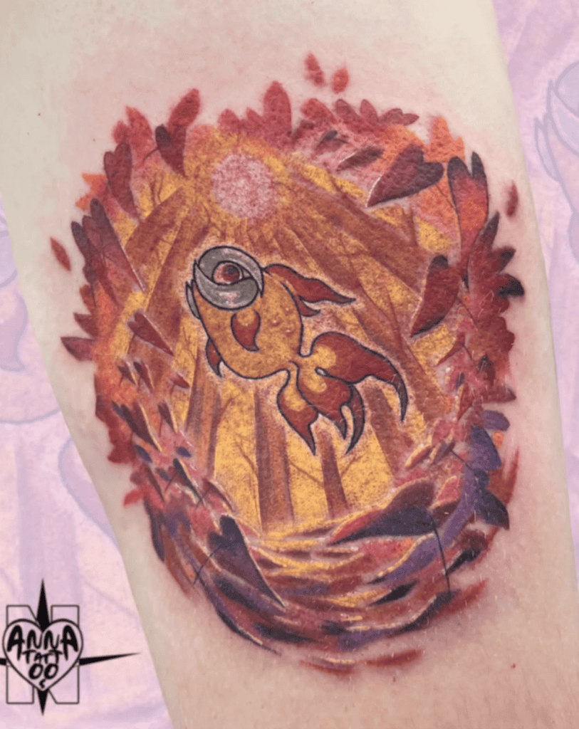 Chi-Yu Paldea Pokémon Tattoo