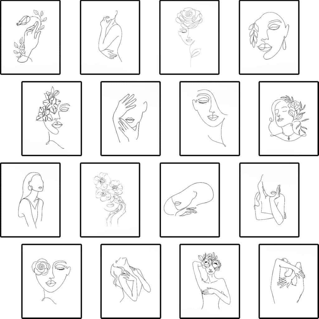 Clabby Minimalist Wall Art Decor