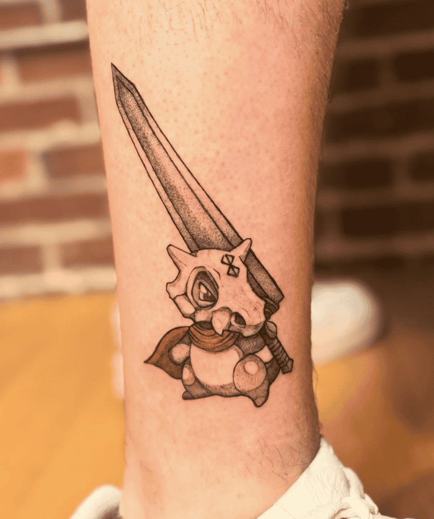 Cubone Pokémon X Berserk Tattoo