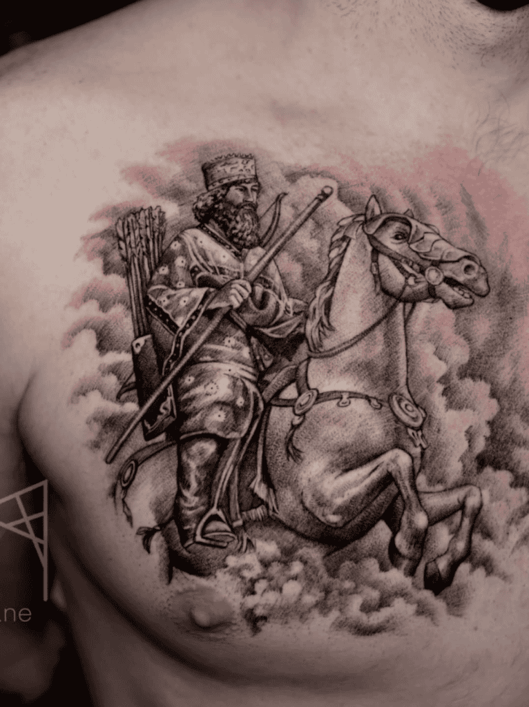 Darius the Great Persian Mythology Tattoo