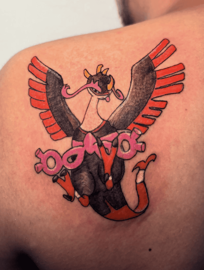 Fezandipiti Paldea Pokémon Tattoo