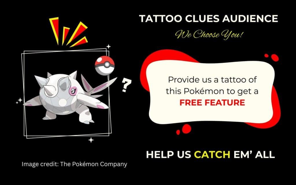 Finding Cetitan Pokémon Tattoo