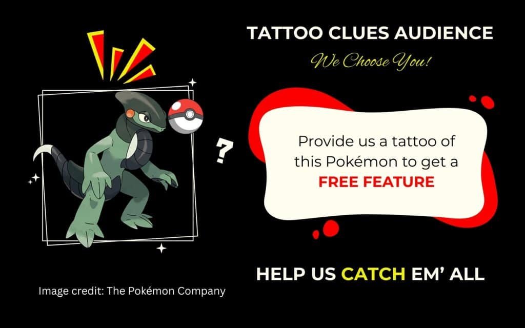 Finding Cyclizar Pokémon Tattoo
