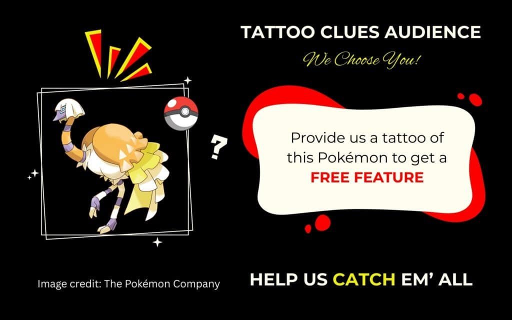 Finding Espathra Pokémon Tattoo