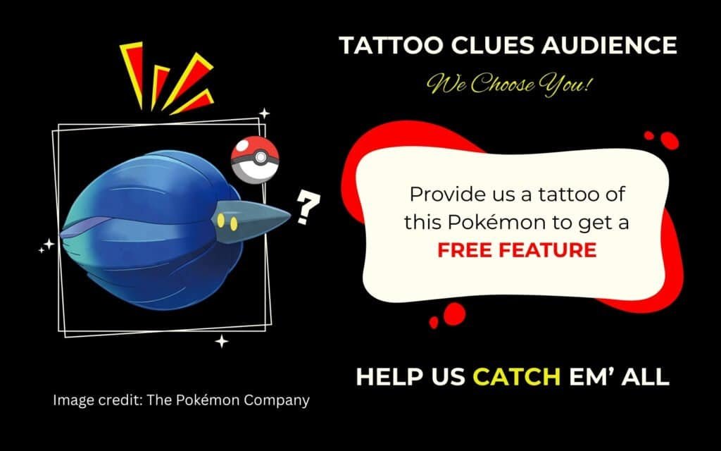 Finding Glimmora Pokémon Tattoo
