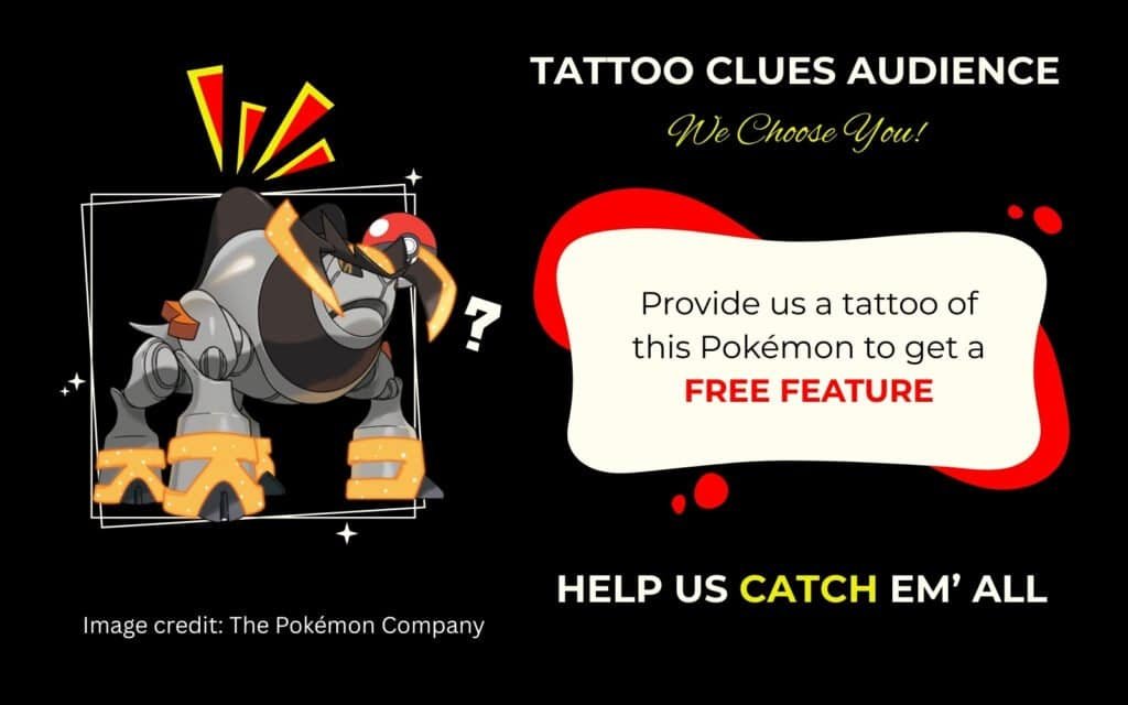 Finding Iron Boulder Pokémon Tattoo