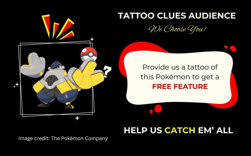 Finding Iron Hands Pokémon Tattoo