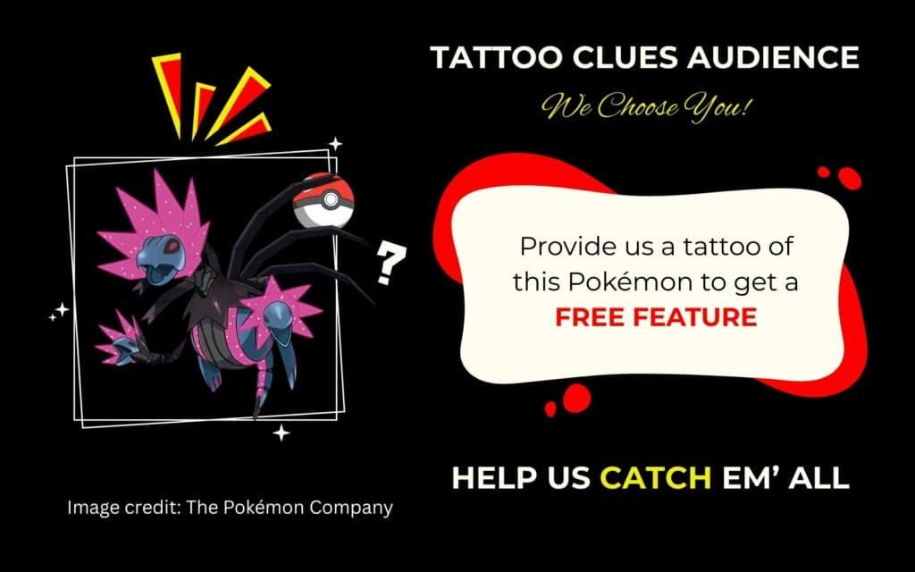 Finding Iron Jugulis Pokémon Tattoo