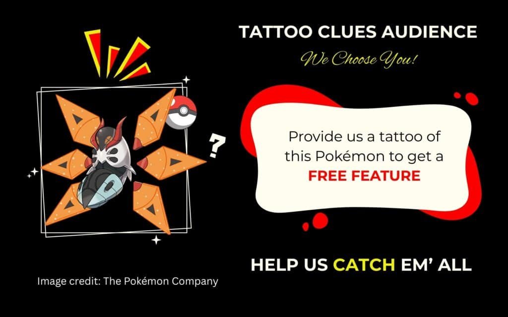 Finding Iron Moth Pokémon Tattoo