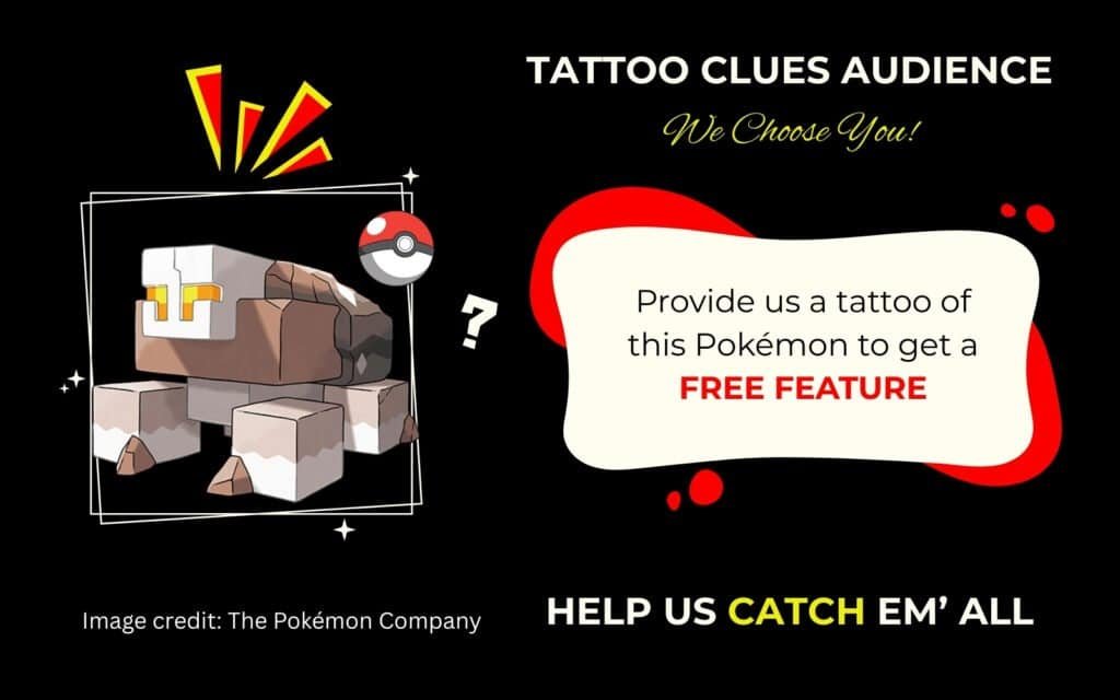 Finding Naclstack Pokémon Tattoo