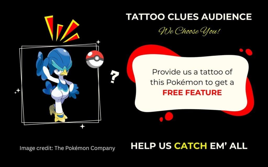 Finding Quaxwell Pokémon Tattoo