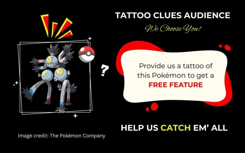 Finding Sandy Shocks Pokémon Tattoo
