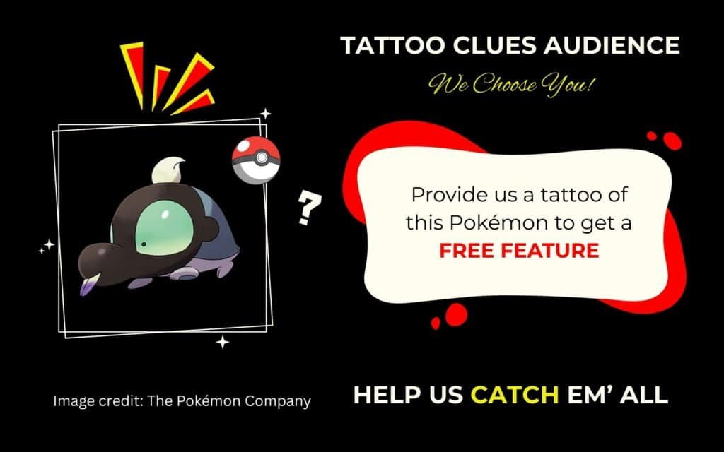 Finding Shroodle Pokémon Tattoo