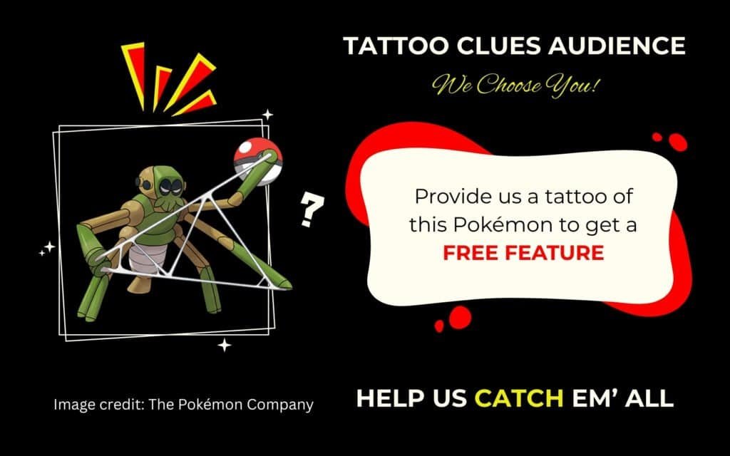 Finding Spidops Pokémon Tattoo