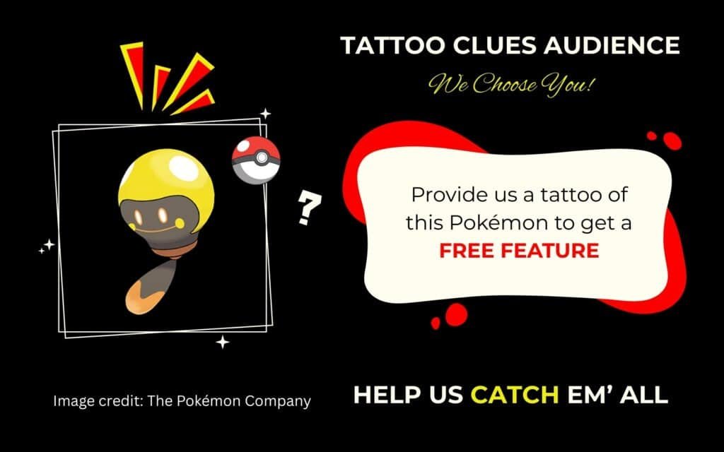 Finding Tadbulb Pokémon Tattoo