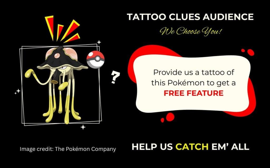 Finding Toedscruel Pokémon Tattoo