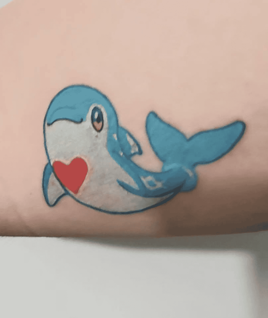 Finizen Heart Paldea Pokémon Tattoo