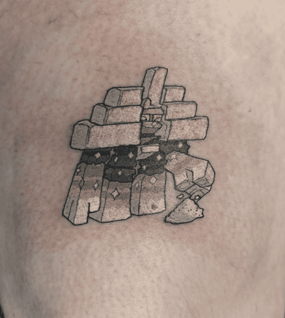 Garganacl Paldea Pokémon Tattoo