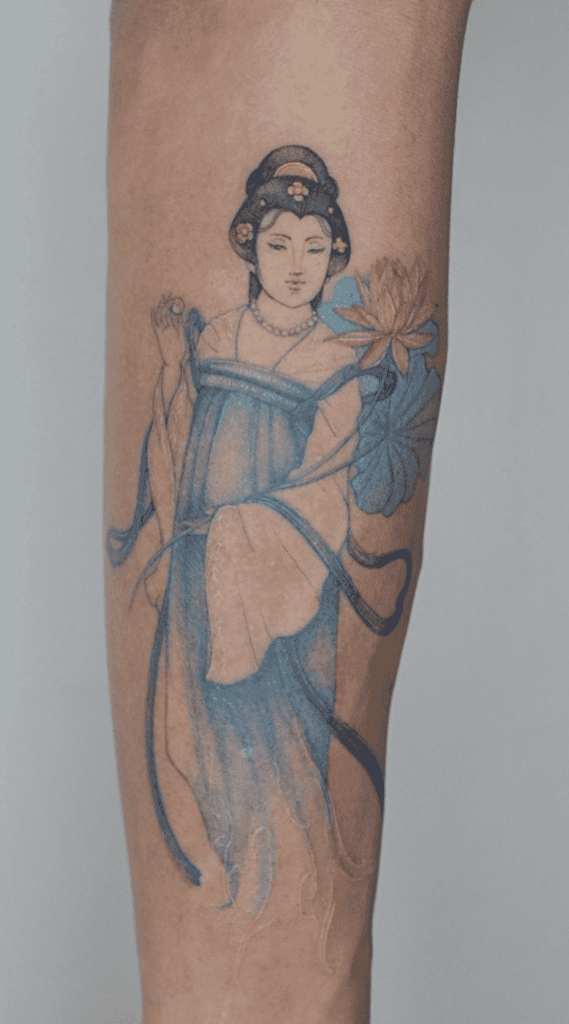 He Xiangyu Chinese Mythology Tattoo