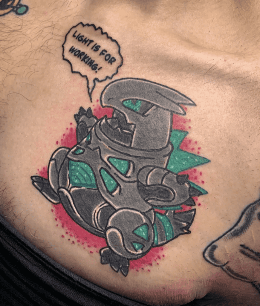 Iron Thorns Paldea Pokémon Tattoo