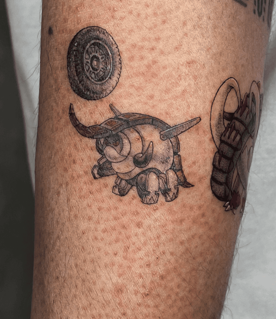 Iron Treads Paldea Pokémon Tattoo