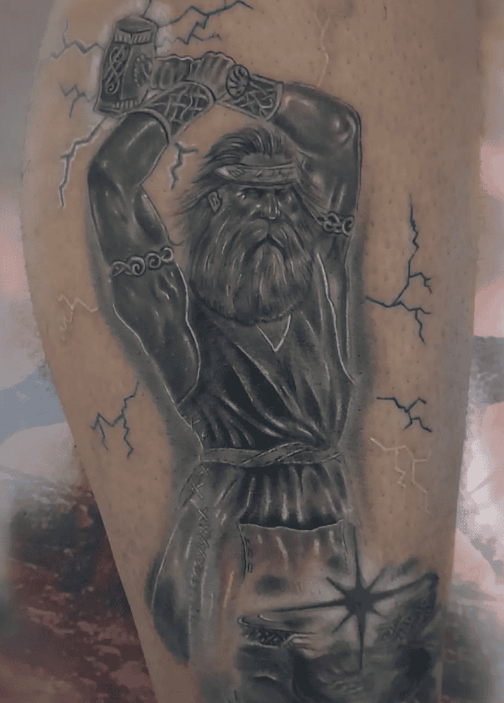 Kaveh the Blacksmith Persian Mythology Tattoo
