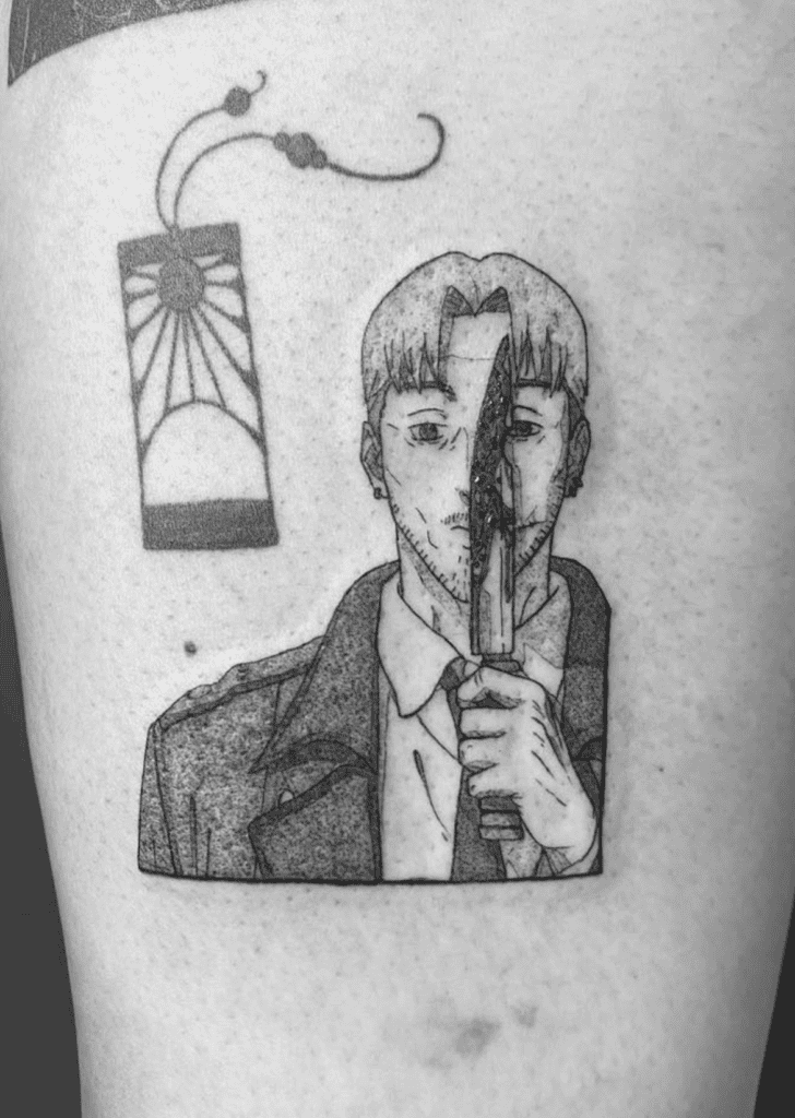 Kishibe Knife Chainsaw Man Tattoo