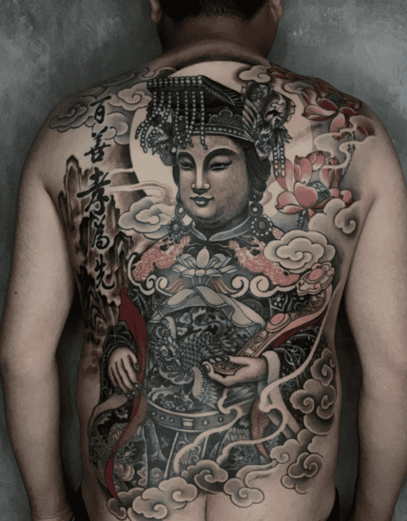 Mazu Chinese Mythology Tattoo