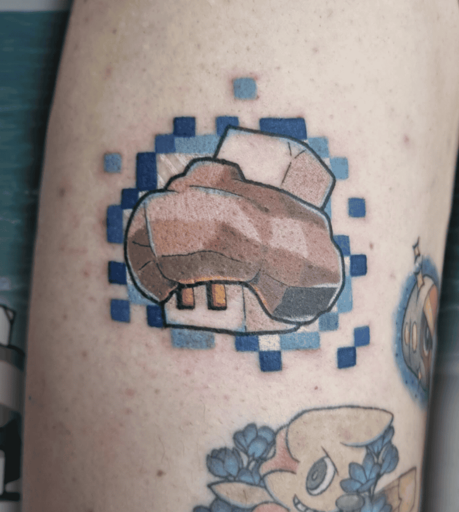 Nacli Paldea Pokémon Tattoo