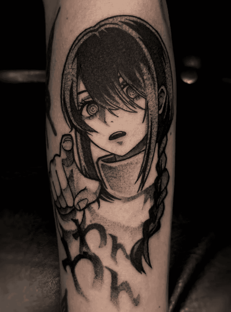 Nayuta Chainsaw Man Tattoo