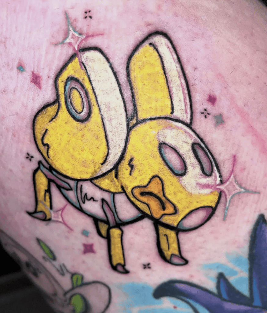 Nymble Paldea Pokémon Tattoo