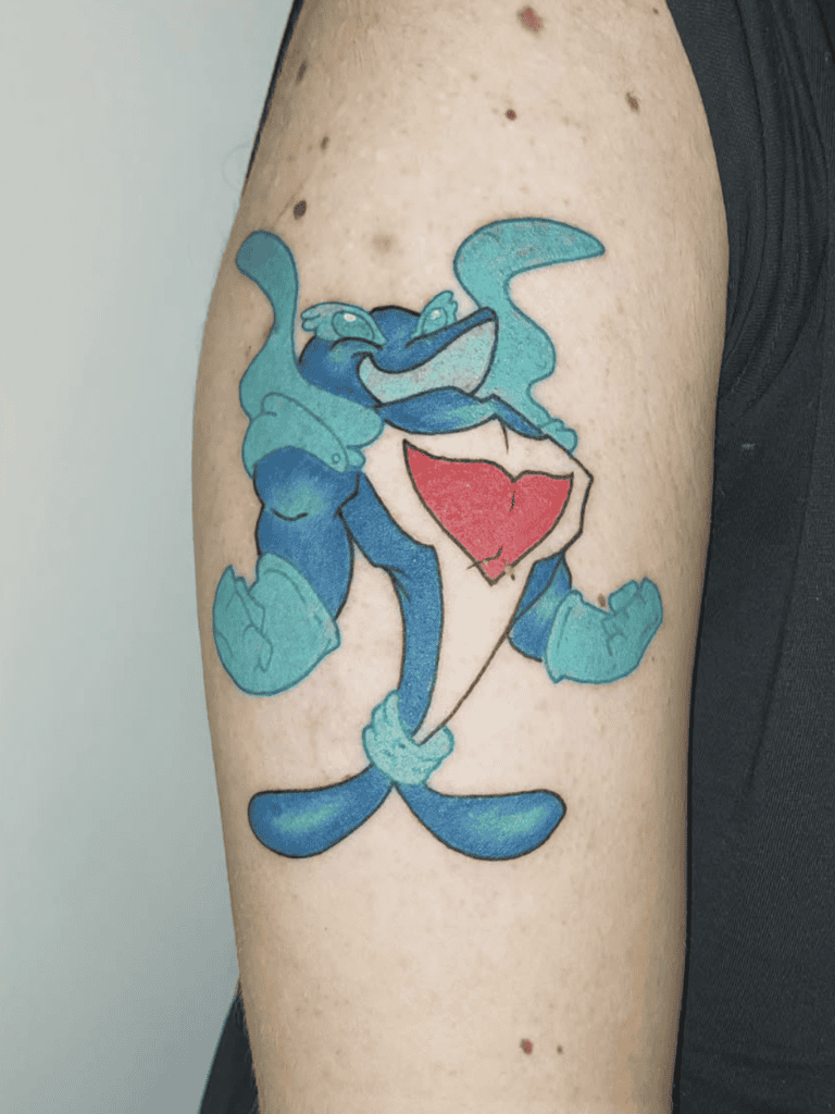 Palafin Paldea Pokémon Tattoo