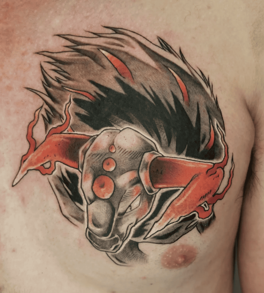 Paldean Tauros Paldea Pokémon Tattoo