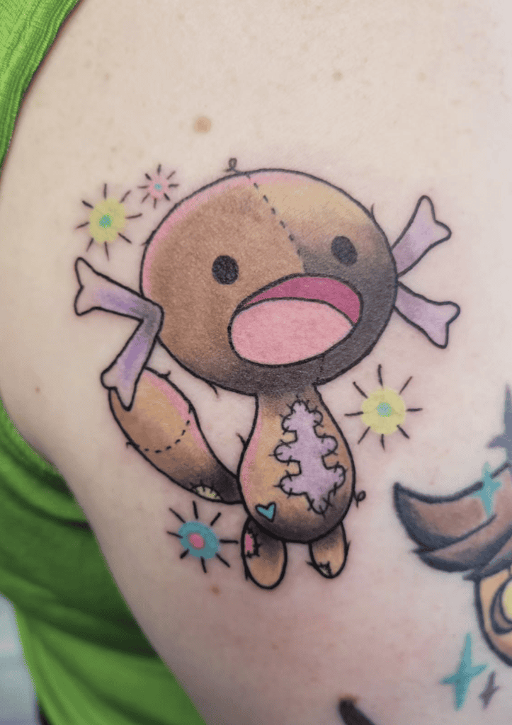 Paldean Whooper Stich Paldea Pokémon Tattoo