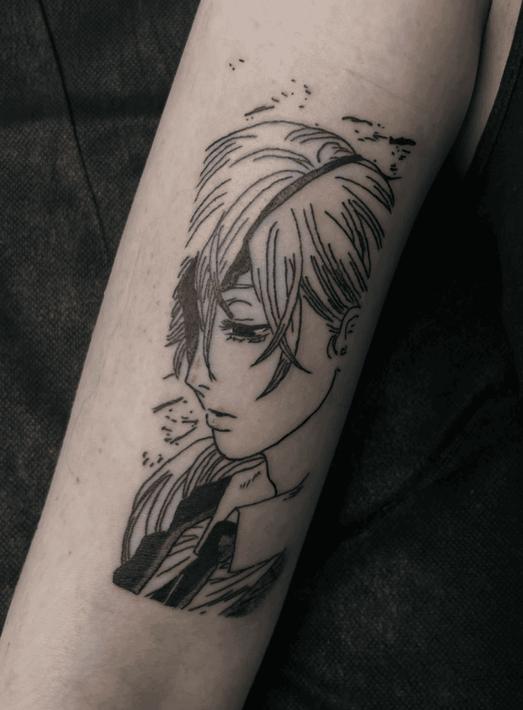 Quanxi Chainsaw Man Tattoo