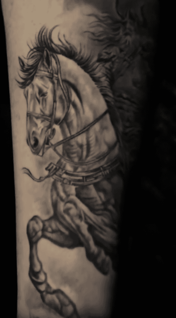 Raksh Persian Mythology Tattoo